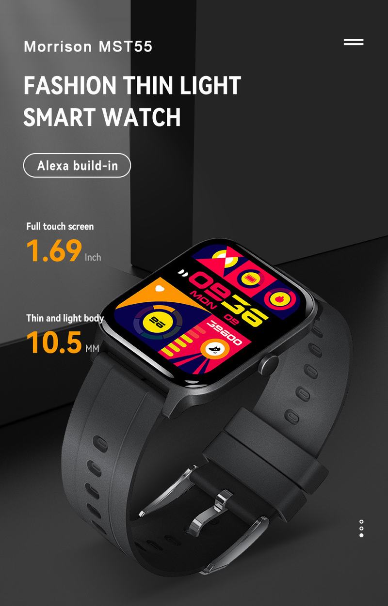 MST55 Alexa Tuya Smart watch